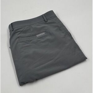 Dunning Men's 38 Everbest Polyester Blend Gray 10" Chino Athletic Shorts